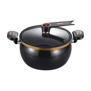 Oală mare din ceramică emailată cu micropresiune