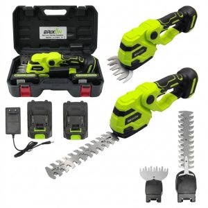 Brixon AKU Mini Trimmer pentru gard viu + baterie de rezervă (2 buc, 2Ah)
