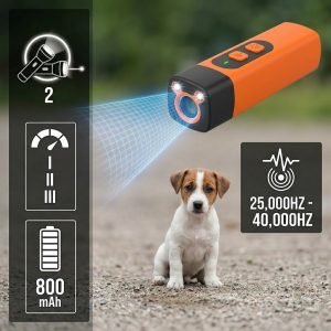 Echipament cu ultrasunete pentru dresajul animalelor de companie
