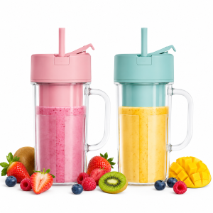 Mixer portabil fără fir cu pai