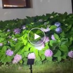 Spot luminos solar pentru utilizare în exterior – video