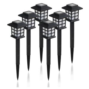 Iluminat solar pentru alei (6 buc.)