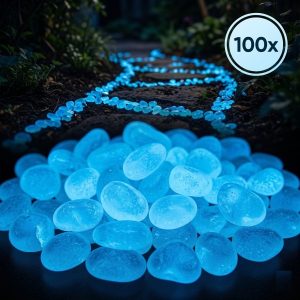 Pietricele decorative luminoase magice (100 buc.)
