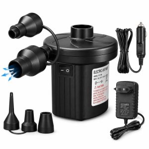 Compresor electric compact și puternic pentru umflare