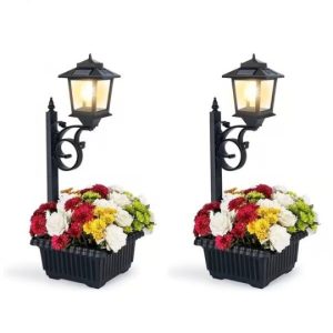 Lampă solară pentru ghivece de grădină