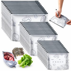 Pungi reutilizabile din aluminiu pentru depozitare (30 buc.)