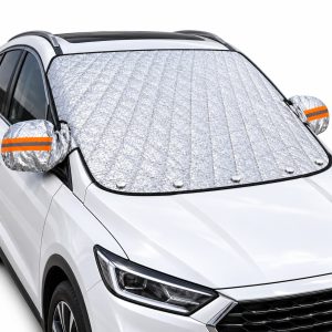 Protecție magnetică a parbrizului împotriva zăpezii